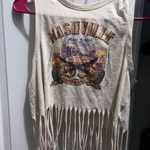 Fringed Nashville Music Festival Tank Top